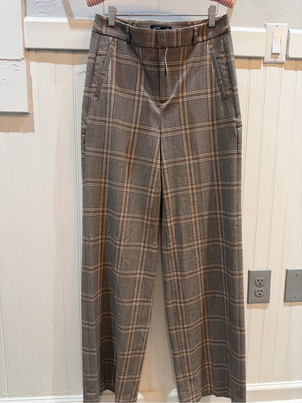 Banana Republic Plaid Dress Pants